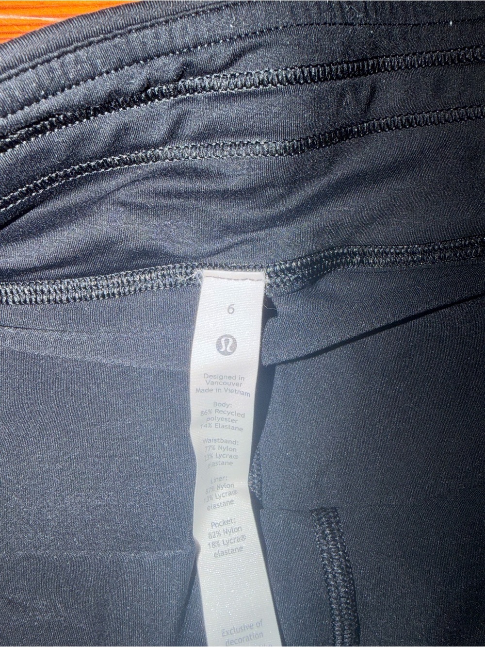 Lululemon Black Athletic Skirt - Size 6 - Picture 5 of 5